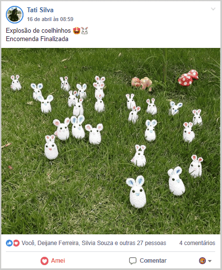 Amigurumis de coelhinhos